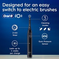 Электрическая зубная щетка Oral-B iO2 Electric Toothbrush Gentle Clean Sensitive (черный)