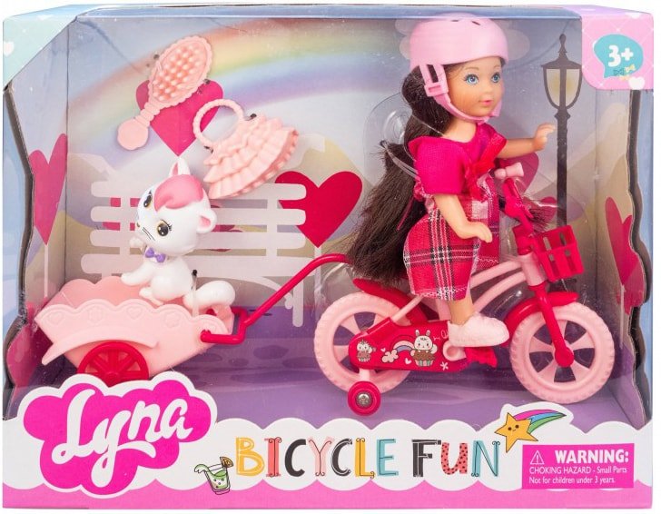 

Кукла Qunxing Toys Милана на велосипеде 4606