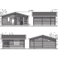Русская баня Банилюкс И-9 6x5 м