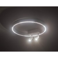 Припотолочная люстра Ambrella light Comfort FL5808/1+2 BK (черный)