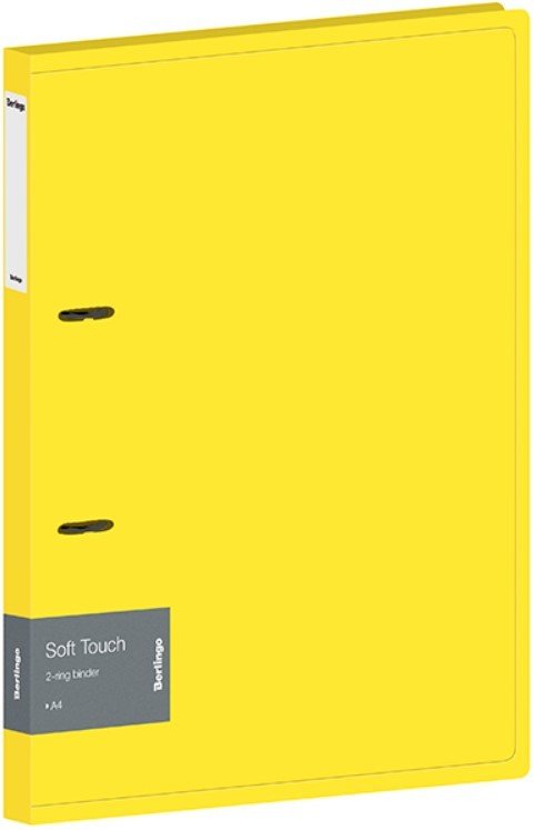 

Папка-регистратор Berlingo Soft Touch RB4_2D984 (желтый)