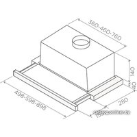 Кухонная вытяжка Jetair Orion LX/GR/F/60/VT PRF0099878C