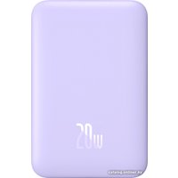 Внешний аккумулятор Baseus Magnetic Mini Air Wireless Fast Charge Power Bank 20W 6000mAh (сиреневый)