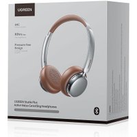 Наушники Ugreen Studio Plus HP207 (серебристый/коричневый)