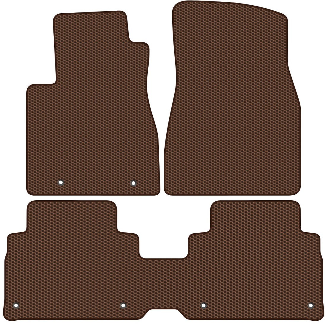 Комплект ковриков для авто Alicosta Lexus RX300 (suv / MCU35) 2003 - 2006 (коричневый, сота)