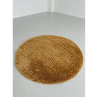 Ковер для жилой комнаты LAXMI Fluffy 01 круг (2x2, Yellow)