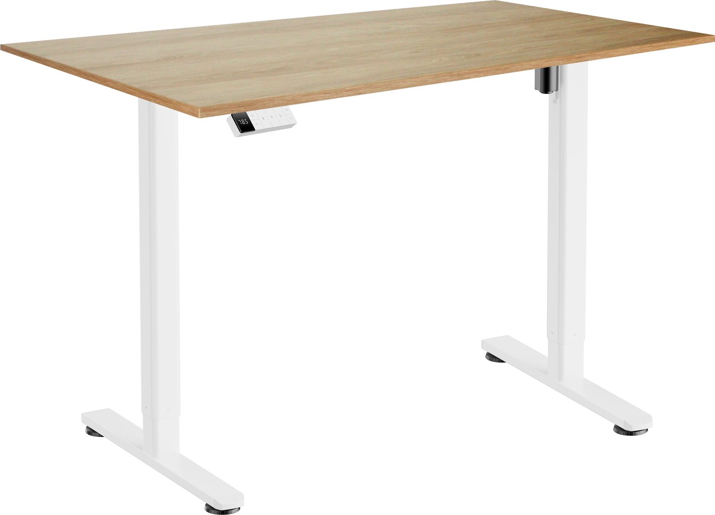 

Стол для работы стоя ErgoSmart Electric Desk Slim 1380х800х18 мм (дуб натуральный/белый)