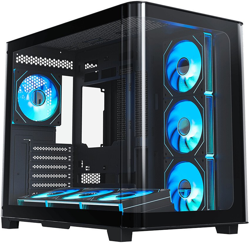 Корпус XASTRA QR500 7ARGB-FM-C10-UC (черный)