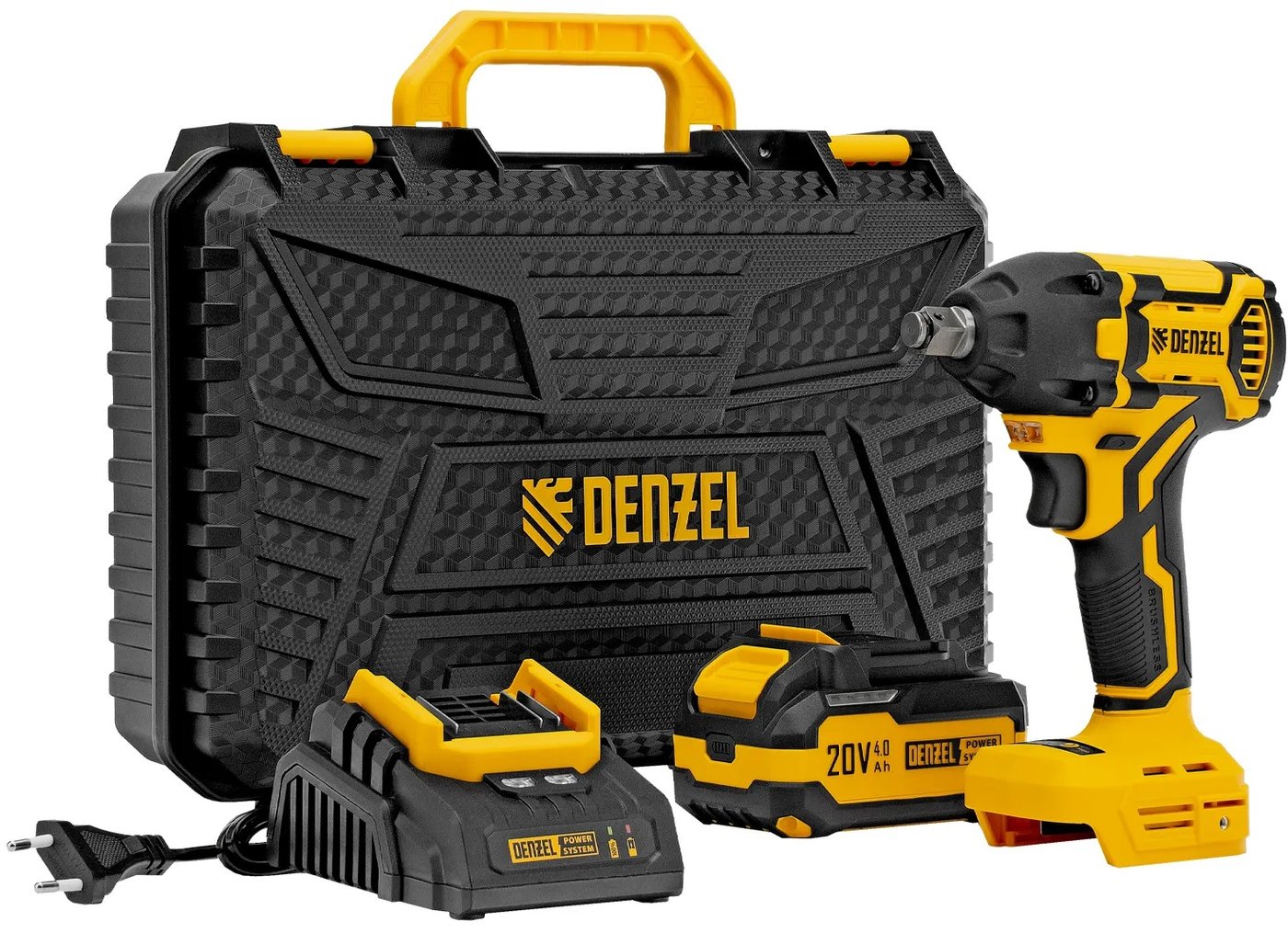 

Гайковерт Denzel CIWH-BL-20-350 (с 1-им АКБ, кейс)