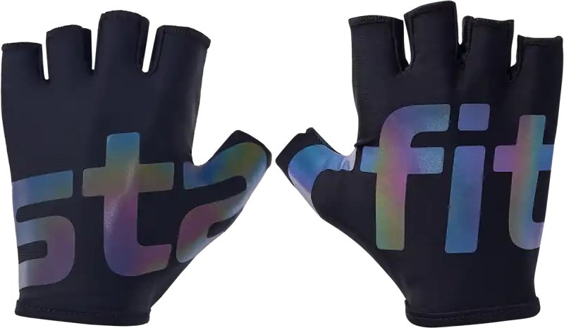 

Перчатки Starfit WG-102 (черный/светоотражающий, L)