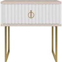 Тумба Shtabe Royal 5101 эко (макиато/золото/р.золото)