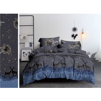 Семейный комплект постельного белья Pandora № NN 3646-7 звездный олень Семейный (полисатин)