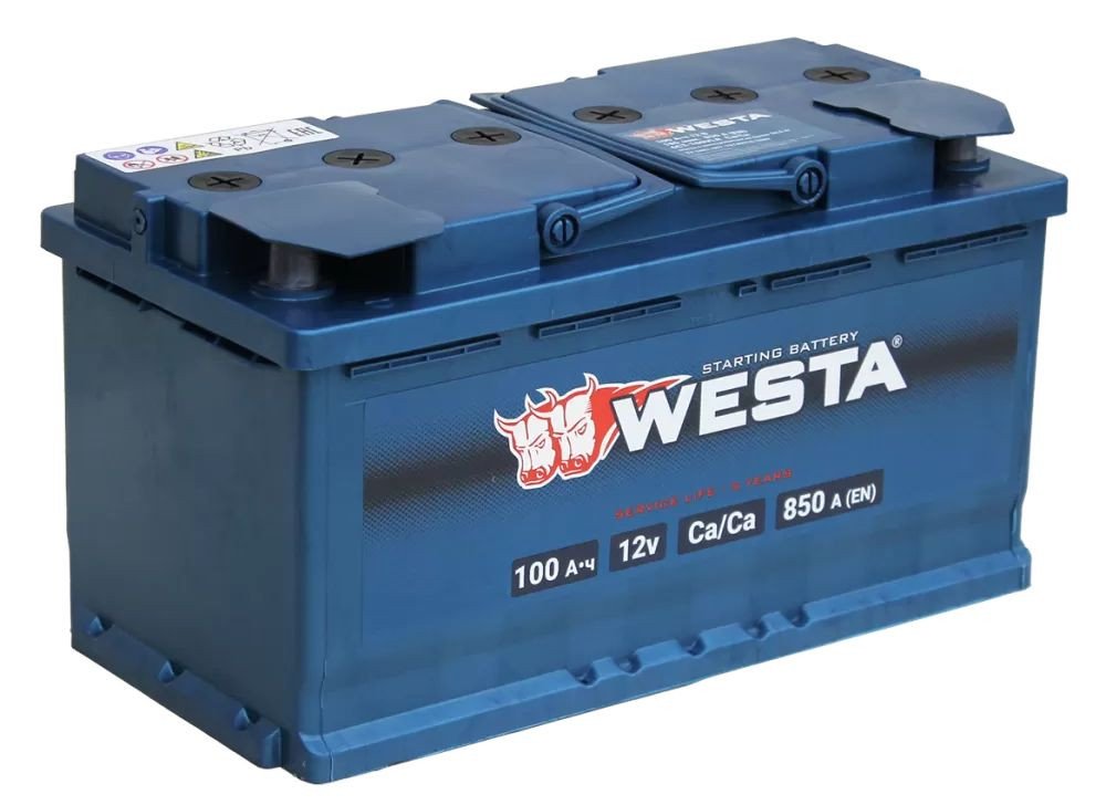 

Автомобильный аккумулятор Westa 6CT-100 VLR Euro (100 А·ч)