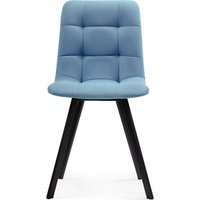 Стул Notta Чилли (черный/голубой)