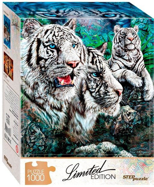 

Пазл Step Puzzle Найди 13 тигров