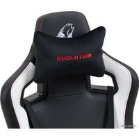 Игровое (геймерское) кресло Evolution Project A (черный/белый)