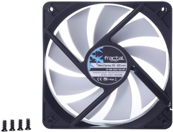 Вентилятор для корпуса Fractal Design Silent R3 120мм FD-FAN-SSR3-120-WT