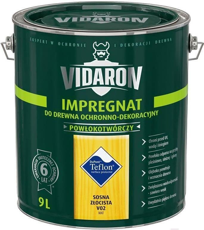 

Пропитка Vidaron Impregnant V02 9 л (золотая сосна)