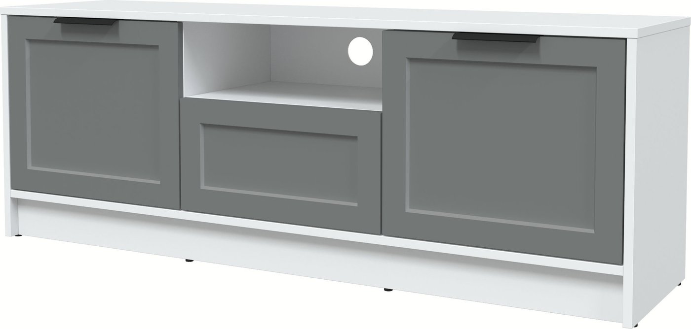 

Тумба Интерлиния ТВ Концепт Тренд КТ-ТВ3-50 (белый платинум/серый)