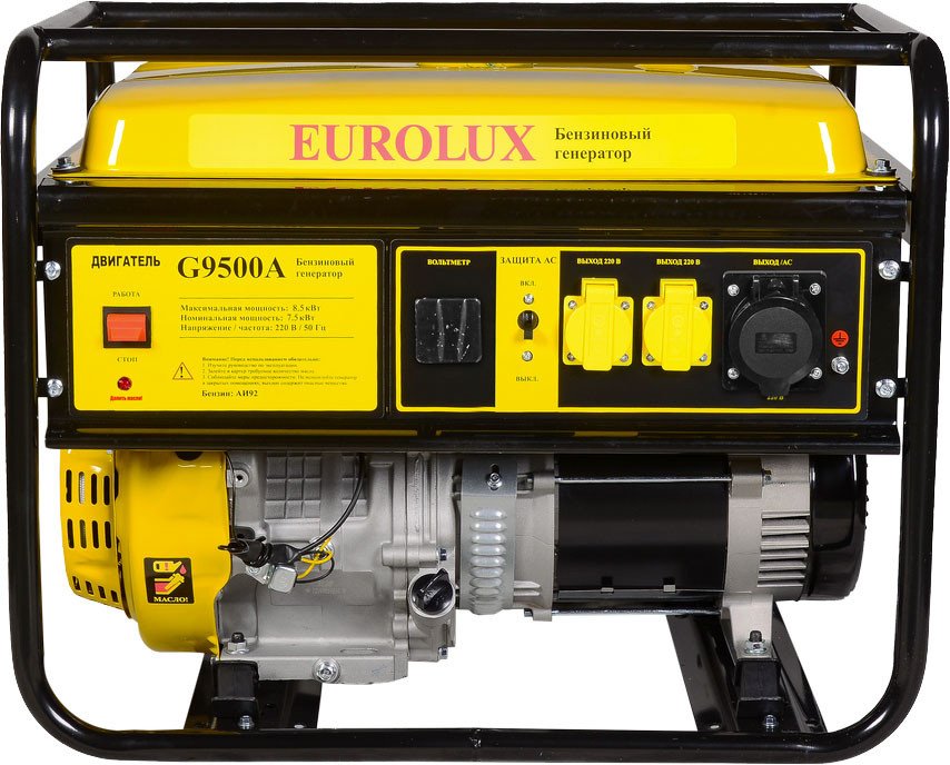 

Бензиновый генератор Eurolux G9500A