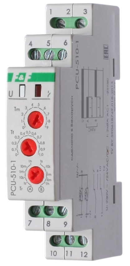 

Реле времени Евроавтоматика F&F PCU-510-1 EA02.001.031