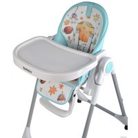 Высокий стульчик Farfello Grace (небесно-голубой)