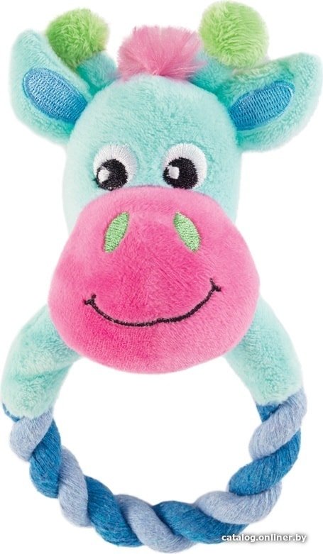 Игрушка для собак Triol Puppy Жираф с кольцом d9/17 см