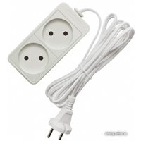 Удлинитель СОЮЗ 2 розетки, белый, 1.5 м [481S-0201]