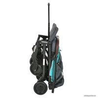 Коляска прогулочная «книга» Pituso Camino (черный/морская волна)