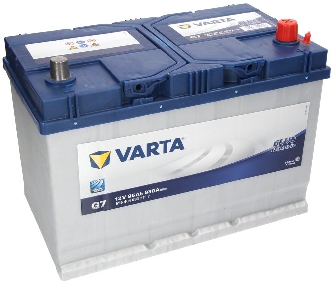 

Автомобильный аккумулятор Varta Blue Dynamic G7 595 404 083 (95 А/ч)