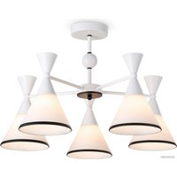 Люстра средней высоты Ambrella light Traditional TR3165/5 WH/BK