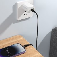 Кабель Hoco X119 USB Type-C - Lightning (1 м, черный)