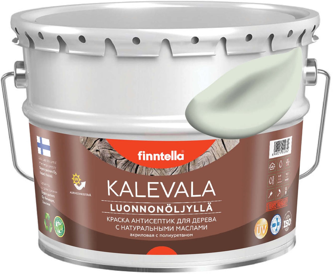

Краска Finntella Kalevala Minttu F-13-1-9-FL028 9 л (зеленый)