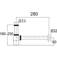 Сифон AV Engineering AVE129754
