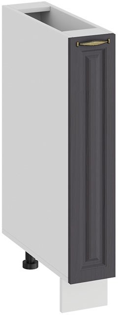

Шкаф напольный Трия Лина 1Н15К (белый/графит)