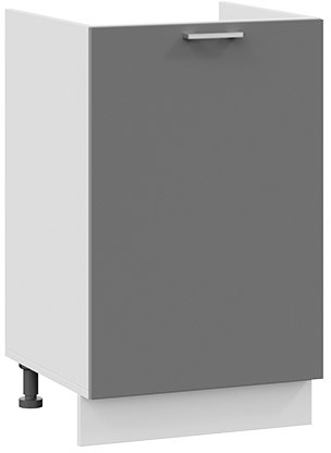 

Шкаф напольный Трия Габриэлла 1Н5М (белый/титан)