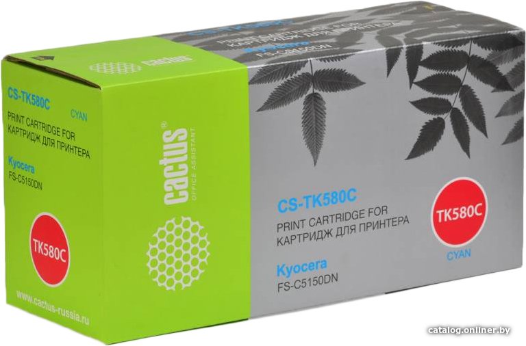 Картридж CACTUS CS-TK580C (аналог Kyocera TK-580C)