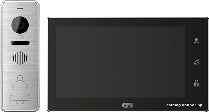 Комплект видеодомофона CTV DP4706AHD (черный)