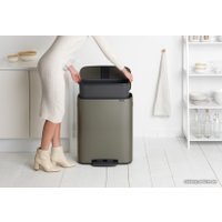 Мусорное ведро Brabantia Bo Pedal Bin 60 л (платиновый)