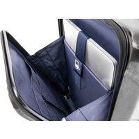 Чемодан-спиннер Verage Manhattan II 19028-1 55 см (черный металлик)