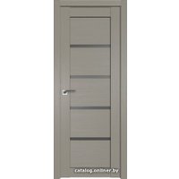 Межкомнатная дверь ProfilDoors 2.09XN L 40x200 (стоун, стекло графит)