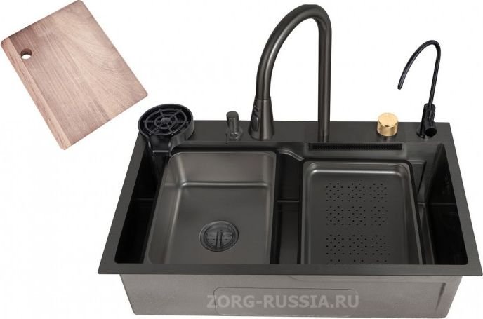 

Кухонная мойка ZorG Master ZM 7546 Grafit