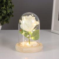 Настольная лампа Risalux Колба Роза 10539552 (белый)