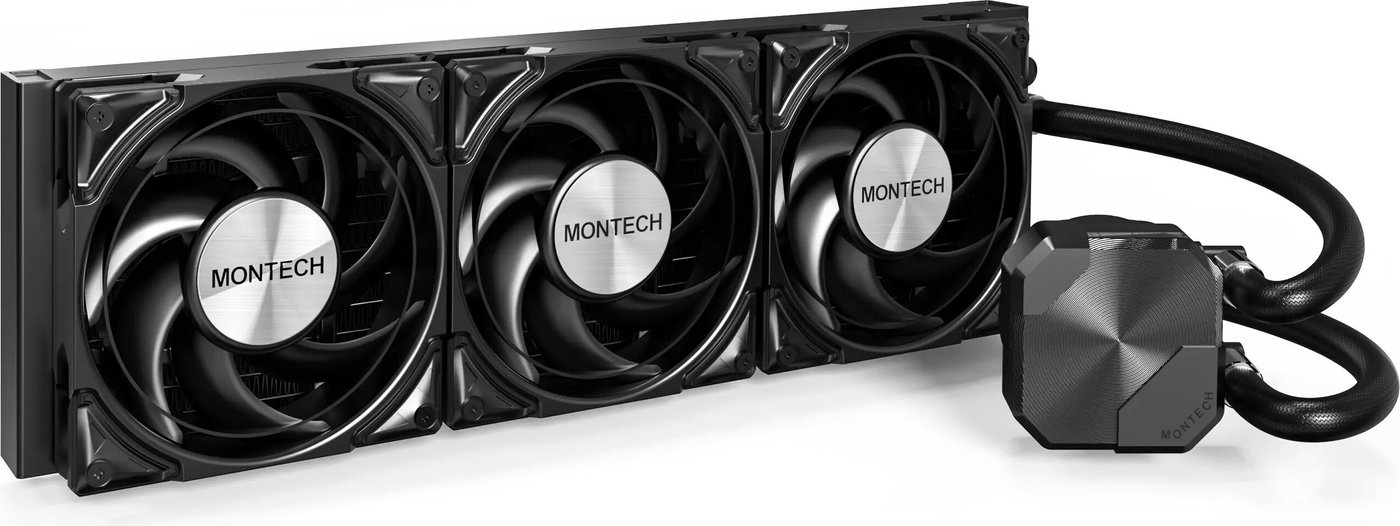 Montech HyperFlow Silent 360 (черный) систему жидкостного