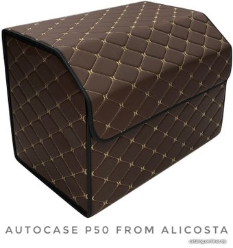 Органайзер автомобильный Alicosta P50 (экокожа, шоколадный)