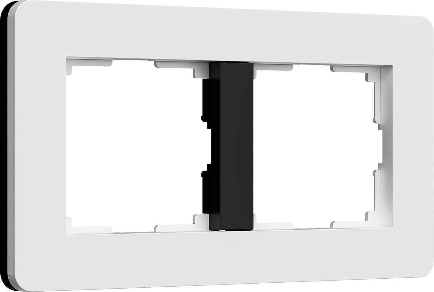 

Рамка Werkel Split W0023068 (белый/черный, Soft-Touch)