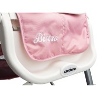 Высокий стульчик Caretero Bistro 2020 (розовый)