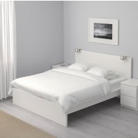 Кровать Ikea Мальм 180x200 (белый) 892.110.56