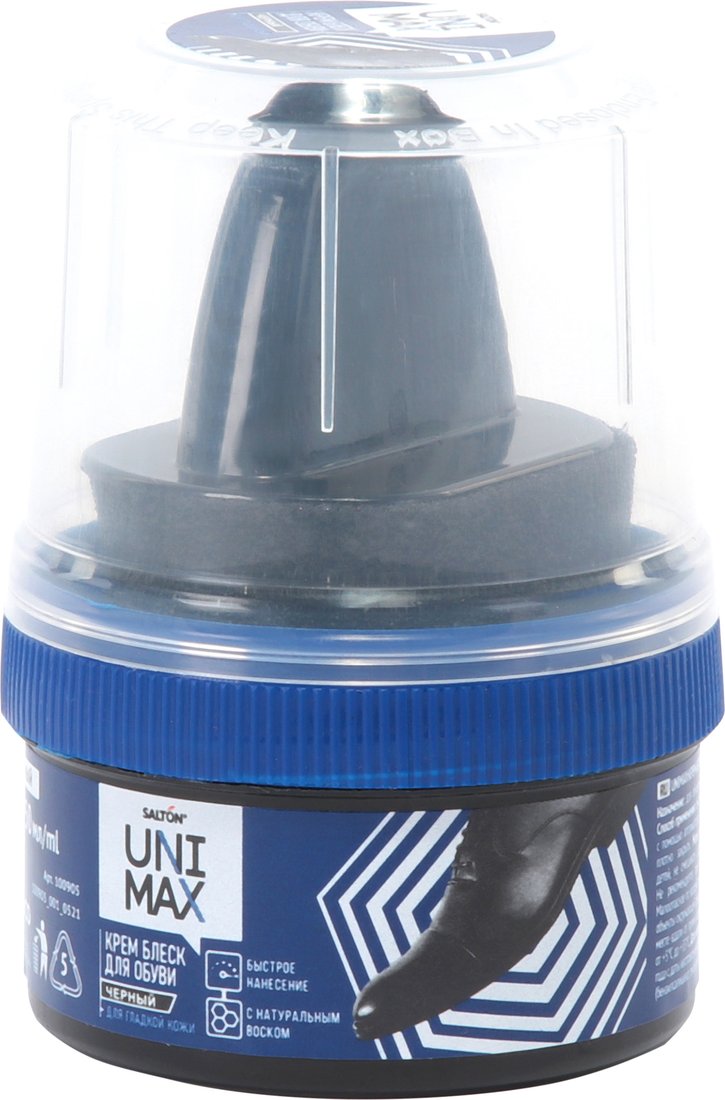 

Крем Salton Unimax из гладкой кожи c аппликатором 50 мл