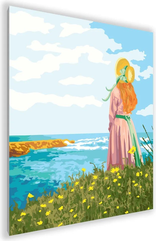 

Картина по номерам PaintLine Девушка у моря PL-00148